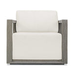 Remsen - Outdoor Lounge Chair - Dark Gray / White