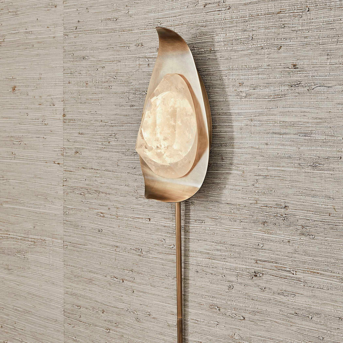 Broach - Sconce - Light Antique Brass