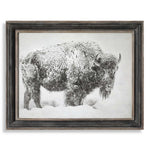 In The Storm - Framed Print - Black / White / Woodtone