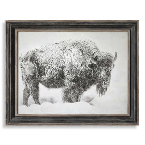 In The Storm - Framed Print - Black / White / Woodtone