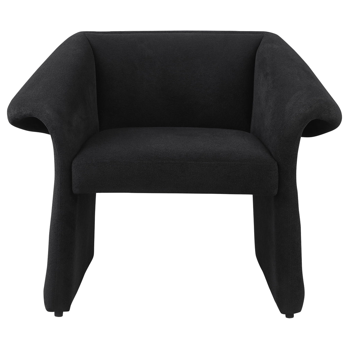 Mcdonald - Upholstered Sloped Arm Accent Chair - Black