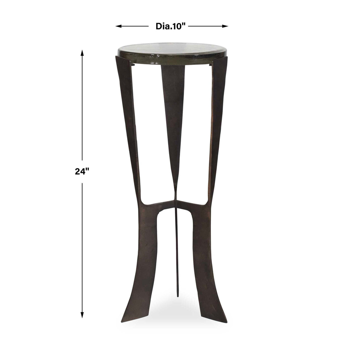 Renaud - Drink Table - Dark Bronze