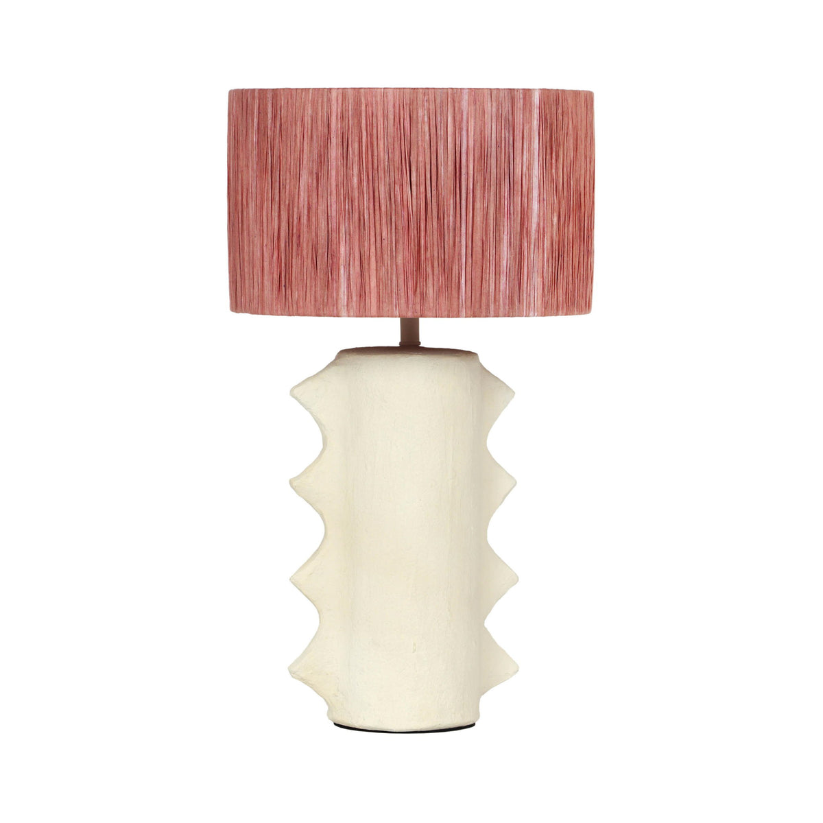 Wild Thing - Papier Mache Table Lamp - Beige - R&R Furniture Gallery (Fountain Valley, CA)