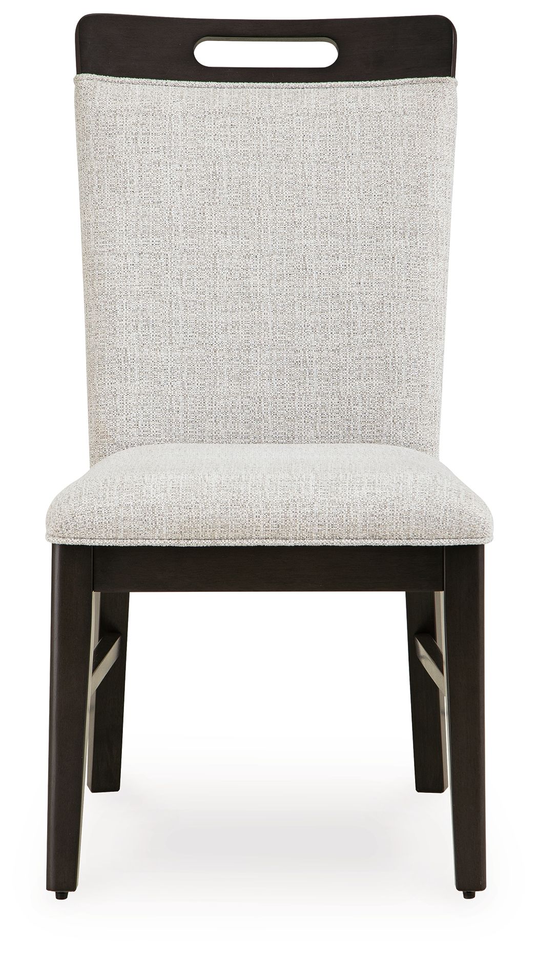 Neymorton - Dining Upholstered Side Chair (Set of 2) - Light Gray / Brown - R&R Furniture Gallery (Fountain Valley, CA)