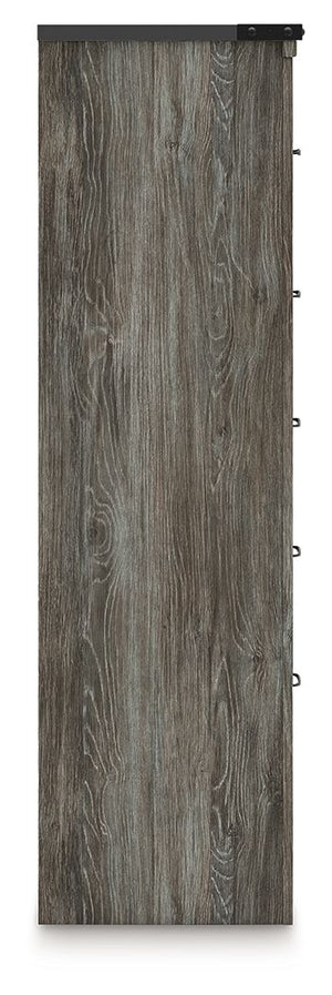 Frandern - Five Drawer Chest - Gray - R&R Furniture Gallery (Fountain Valley, CA)