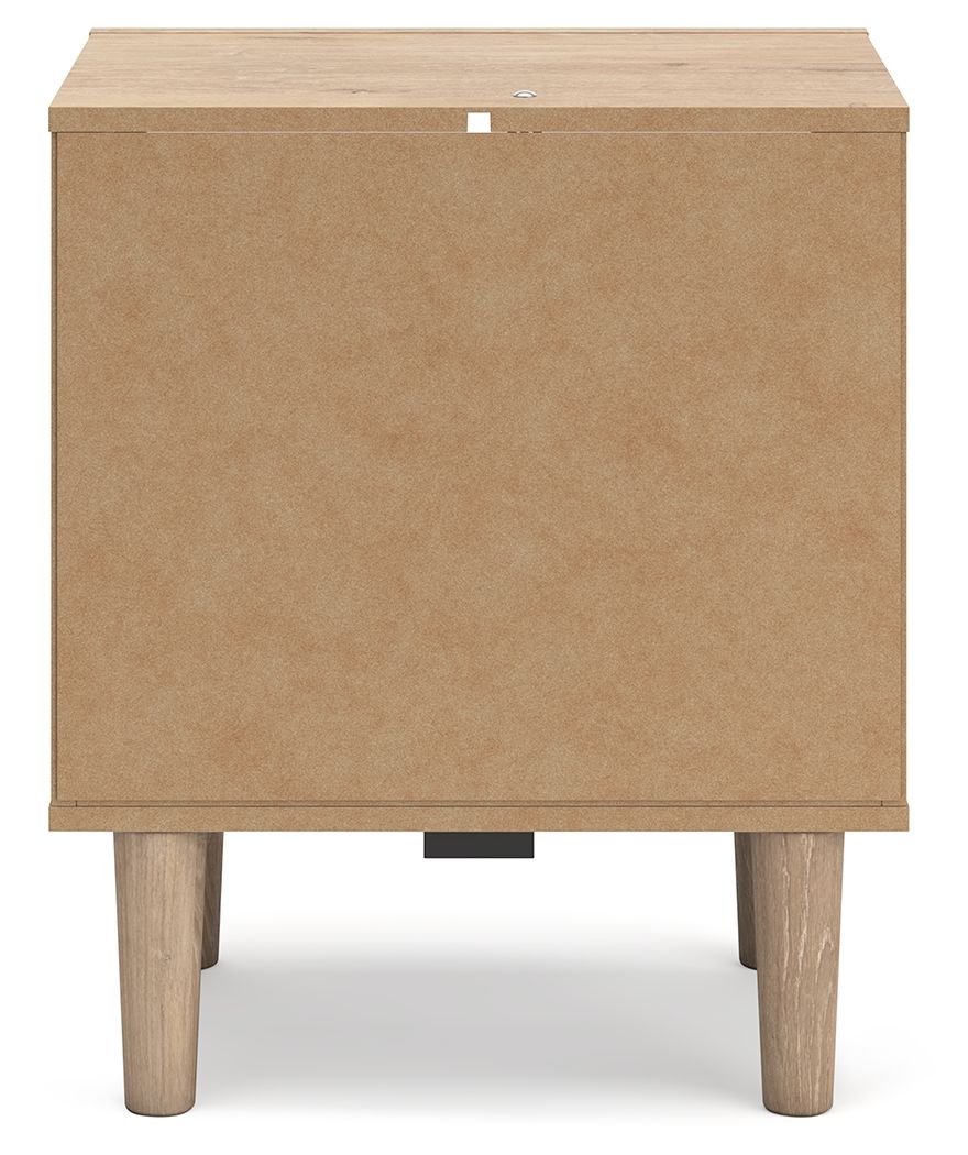Cielden - One Drawer Night Stand - Two-Tone - R&R Furniture Gallery (Fountain Valley, CA)