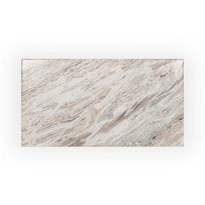 Bowman - Marble Rectangular Coffee Table - Rusty Gray - R&R Furniture Gallery (Fountain Valley, CA)