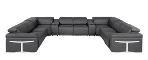 1126 - 10-Piece U-Shaped Sectional Sofa In With 4 Power Recliners & Power Headrests