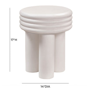 Delta - Concrete Side Table - R&R Furniture Gallery (Fountain Valley, CA)