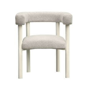 Jackie - Outdoor Textured Dining Chair - Cream - R&R Furniture Gallery (Fountain Valley, CA)