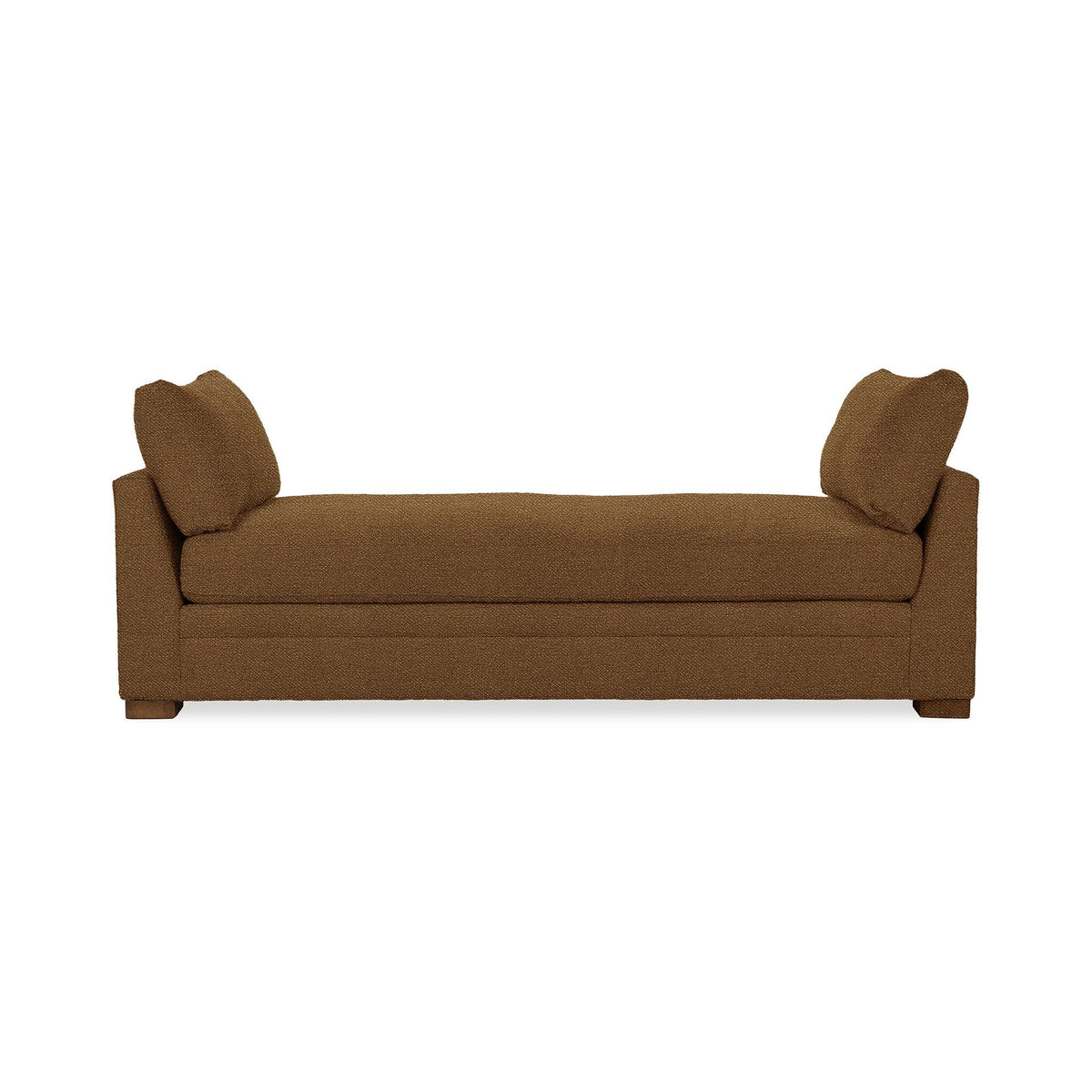 Classic Home Audrey daybed with a wooden frame and plush white cushions, ideal for a cozy bedroom or guest room setup.