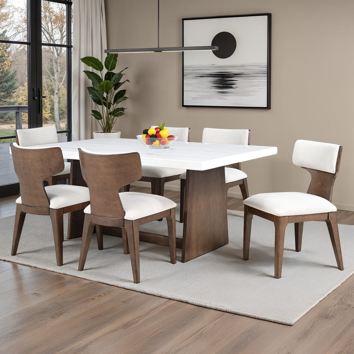 Caerwys - 7 Pc. Dining Table Set