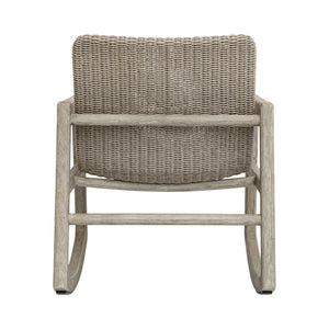 Sumba - Outdoor Wicker Rocking Chair - Gray