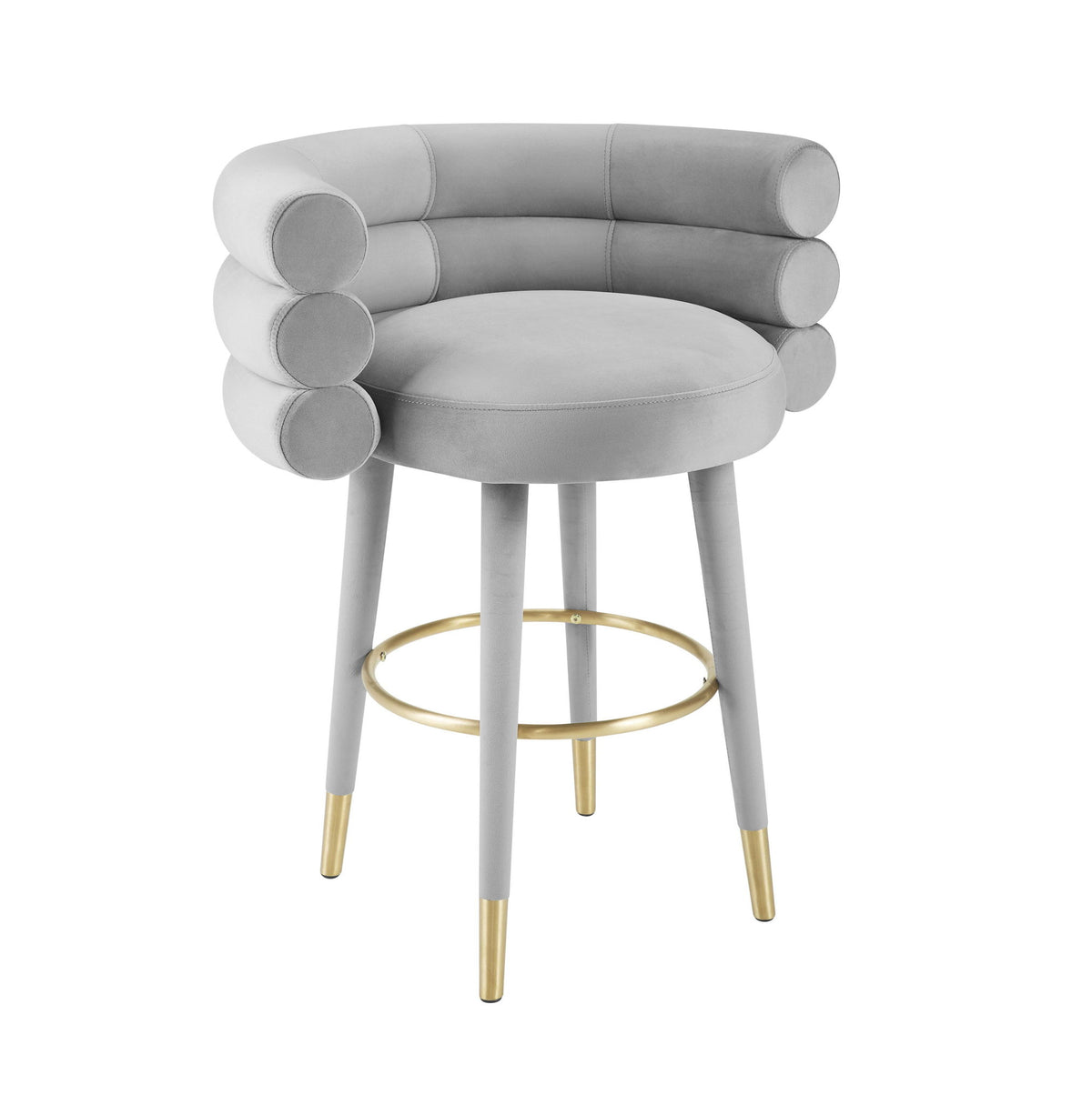 Betty - Velvet Counter Stool - R&R Furniture Gallery (Fountain Valley, CA)