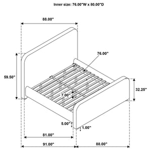 Kendra - Platform Bed