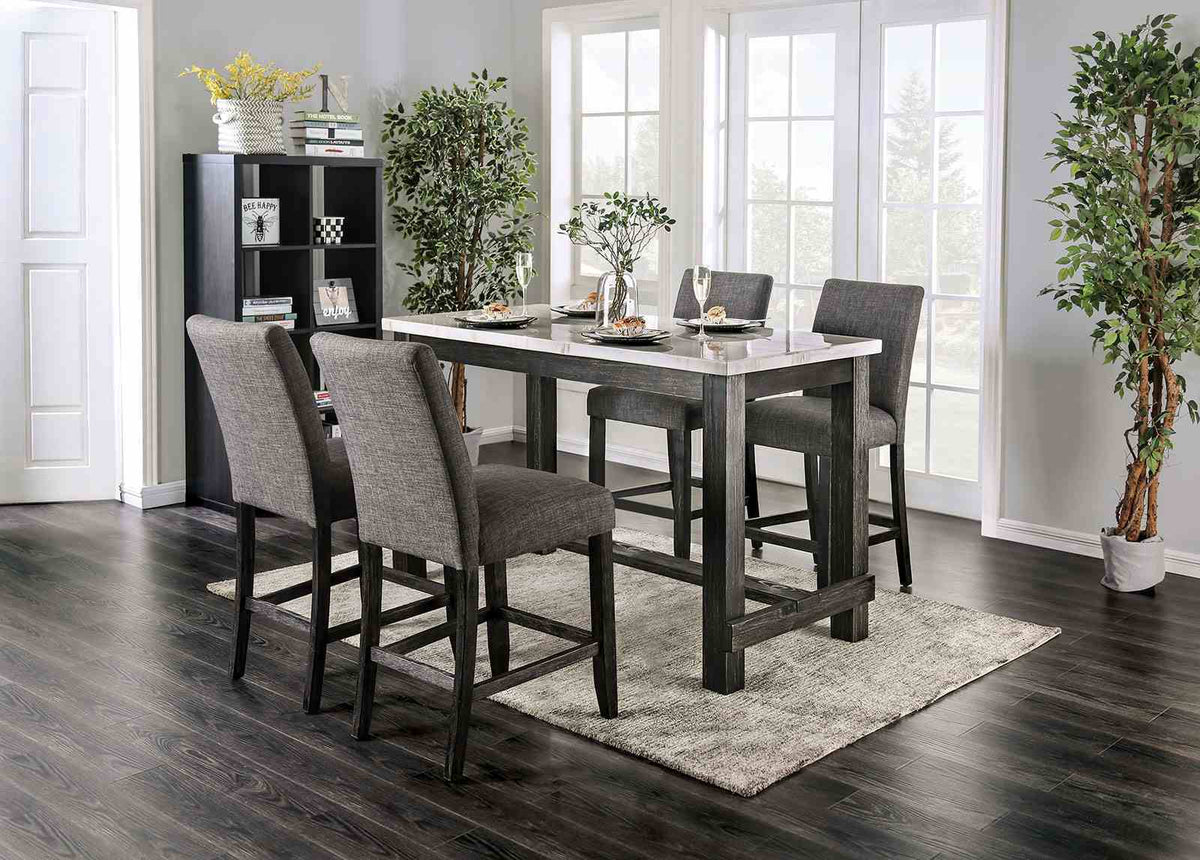 Brule - 5 Pc. Counter Ht. Table Set