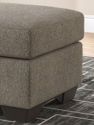 Triston-Peaks - Ottoman - Suede - R&R Furniture Gallery (Fountain Valley, CA)