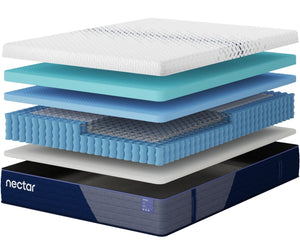Nectar Luxe Hybrid - White - Mattress - R&R Furniture Gallery (Fountain Valley, CA)