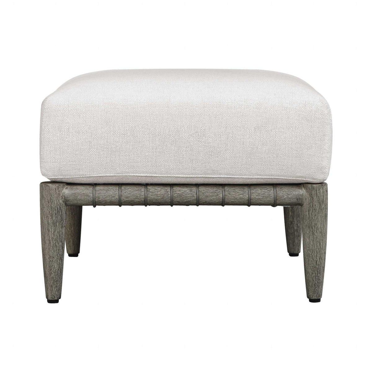 Borneo - Cushion Outdoor Ottoman - White