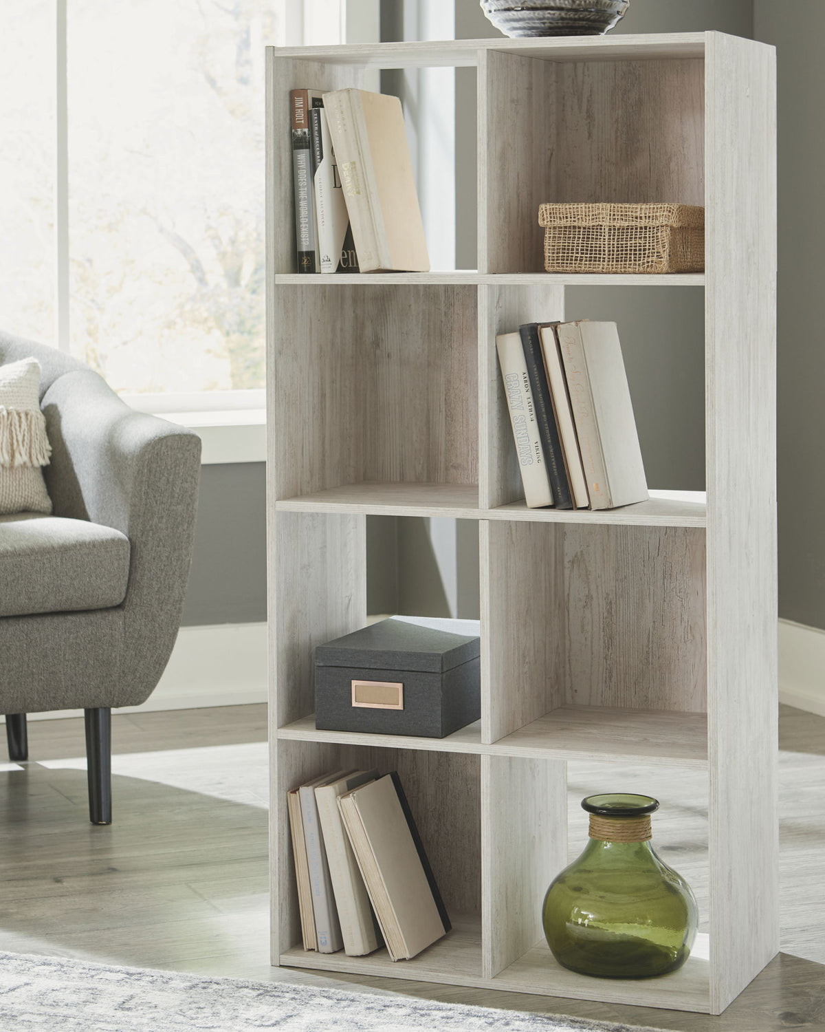 Signature Design by Ashley Paxberry Cube Organizer with multiple open compartments for versatile storage and organization.