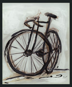 Pedal - 48" x 72" Painting By Buddy Whitlock - Black / Light Blue - R&R Furniture Gallery (Fountain Valley, CA)
