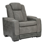 Next-Gen Durapella - Pwr Recliner/Adj Headrest - R&R Furniture Gallery (Fountain Valley, CA)