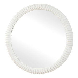 Akiko - Round Mirror - White