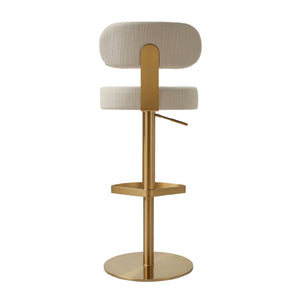 Primrose - Adjustable Stool - Cream - R&R Furniture Gallery (Fountain Valley, CA)