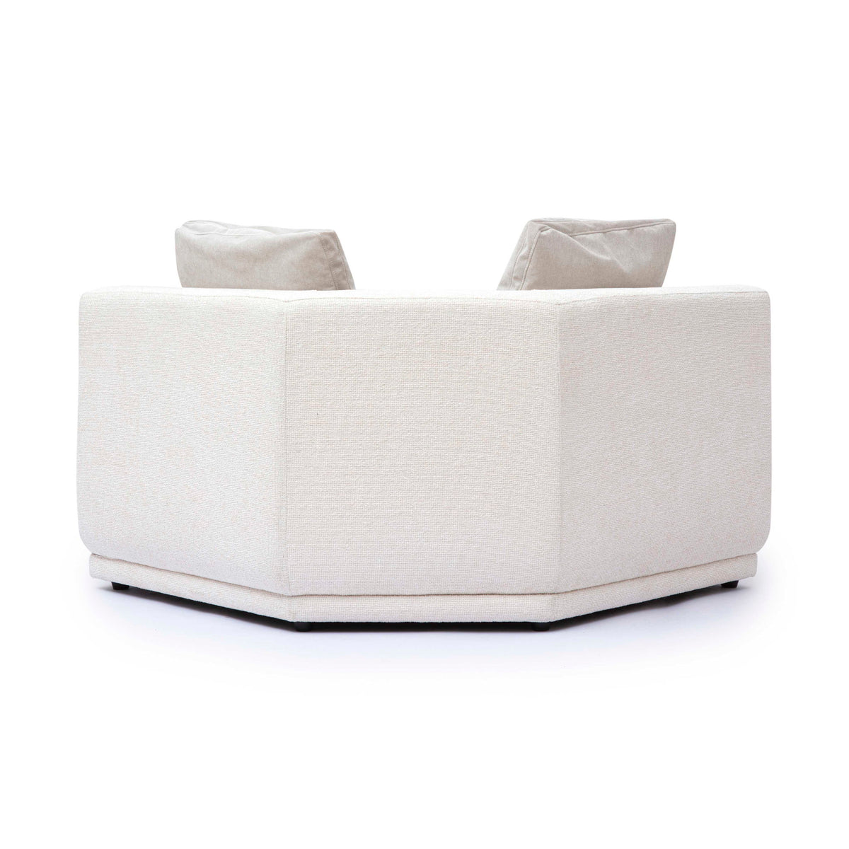 Perry - Modular Wedge Corner Chair - Cream - R&R Furniture Gallery (Fountain Valley, CA)