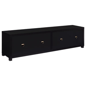 Arnaud - 3 Piece TV Stand Set With Storage - Black