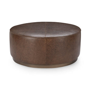 Clair - Leather Round Table - R&R Furniture Gallery (Fountain Valley, CA)
