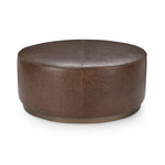 Clair - Leather Round Table - R&R Furniture Gallery (Fountain Valley, CA)