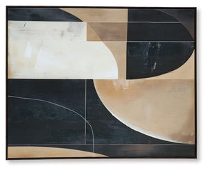 Ewanford - Wall Art - Black / Brown / Tan - R&R Furniture Gallery (Fountain Valley, CA)