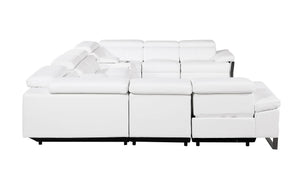 1246 - 10-Piece U-Shaped Modular Power Reclining Sectional With 4 Power Recliners And Power Headrests