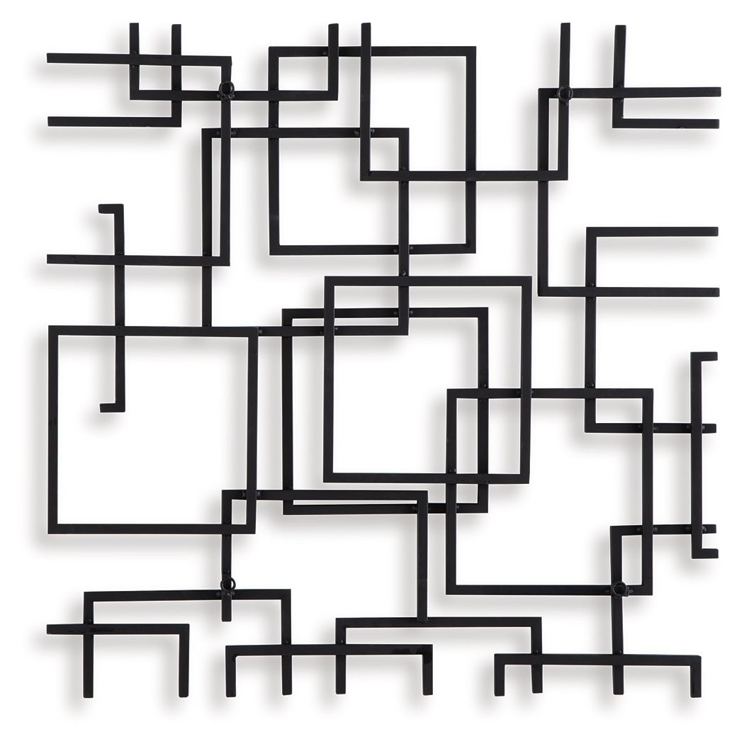 Aadanton - Wall Decor - Black - R&R Furniture Gallery (Fountain Valley, CA)