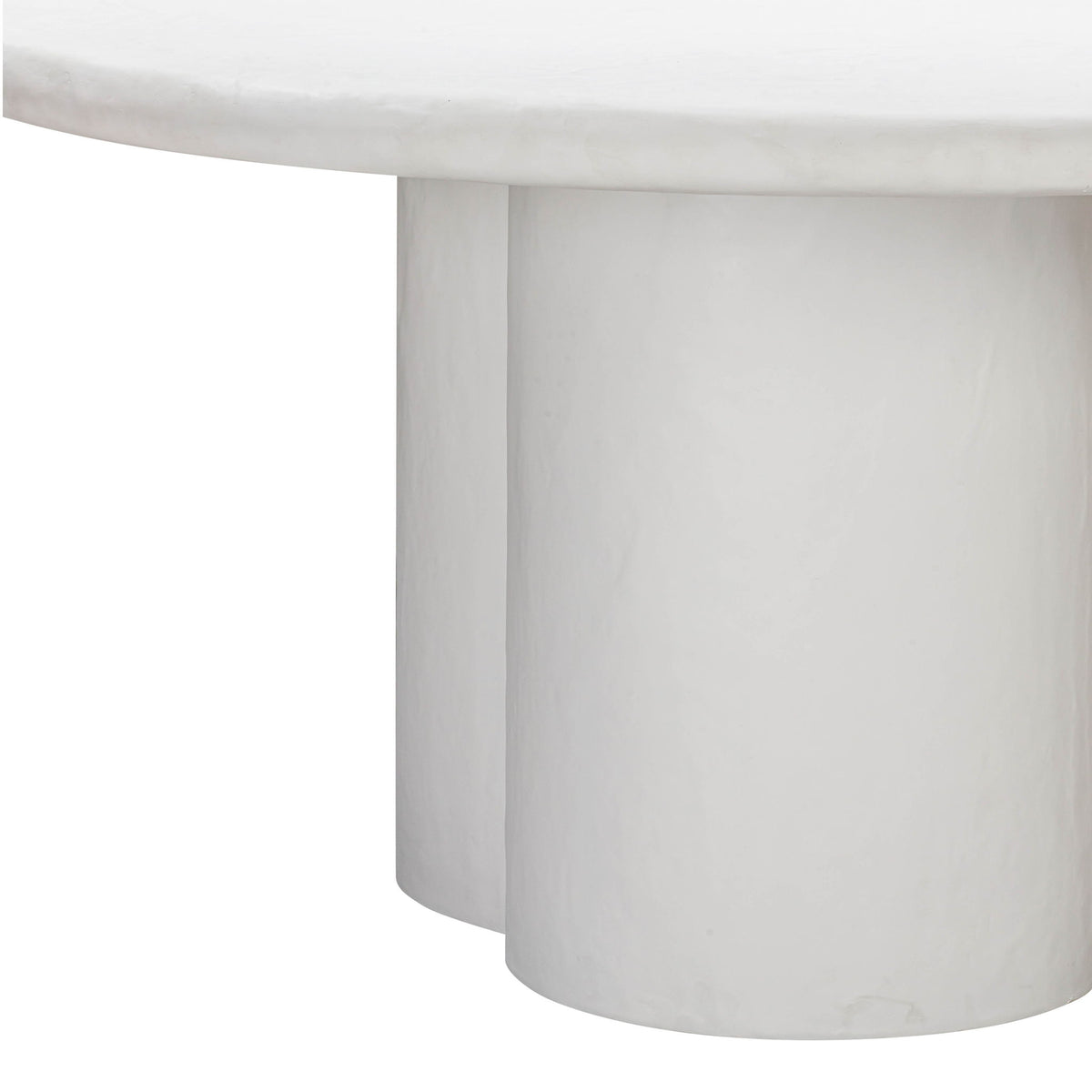 Elika - Faux Plaster Round Dining Table - R&R Furniture Gallery (Fountain Valley, CA)