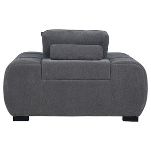 Plather - Track Arm Accent Chair