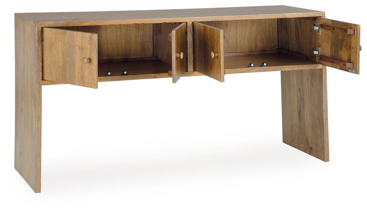 Ella Grove - Console - Rich Brown - R&R Furniture Gallery (Fountain Valley, CA)
