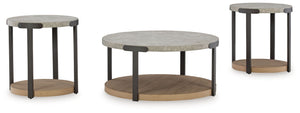Darthurst - Occasional Table Set (Set of 3) - Light Brown - R&R Furniture Gallery (Fountain Valley, CA)