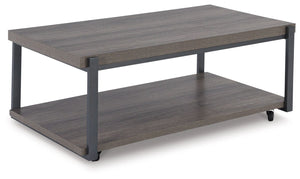 Wilmaden - Occasional Table Set (Set of 3) - Gray / Black - R&R Furniture Gallery (Fountain Valley, CA)