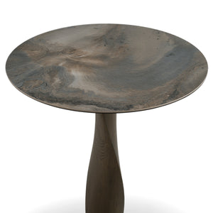 Calvary - Mid-Century Modern Ceramic + Grey Ash Bar Table — view 3