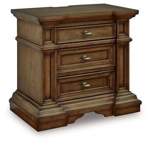 Frantanna - Three Drawer Night Stand - Brown - R&R Furniture Gallery (Fountain Valley, CA)