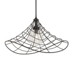 Whirlwind - 1 Light Indoor-Outdoor Pendant - Dark Bronze