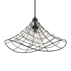 Whirlwind - 1 Light Indoor-Outdoor Pendant - Dark Bronze