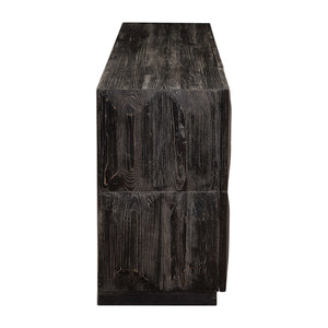 Barlas - Media Console - Black / Woodtone