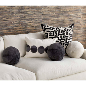 Spot On - Pillow - Black / White