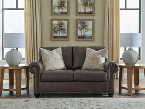 Roxmere - Loveseat - Umber - R&R Furniture Gallery (Fountain Valley, CA)