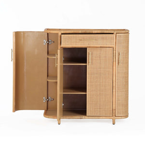 Tarot - Rattan Bar Cabinet - Natural - R&R Furniture Gallery (Fountain Valley, CA)
