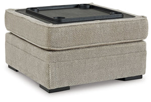 Calnita - Ottoman With Storage - Sisal - R&R Furniture Gallery (Fountain Valley, CA)