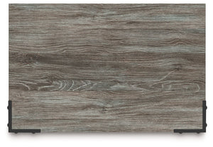 Frandern - Two Drawer Night Stand - Gray - R&R Furniture Gallery (Fountain Valley, CA)